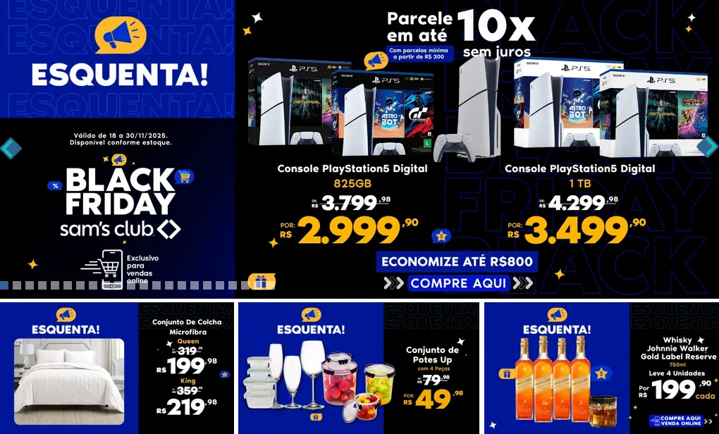 Encarte de Sam's Club Folletos 18 de novembro até 30 de novembro 2025 - Pagina 1