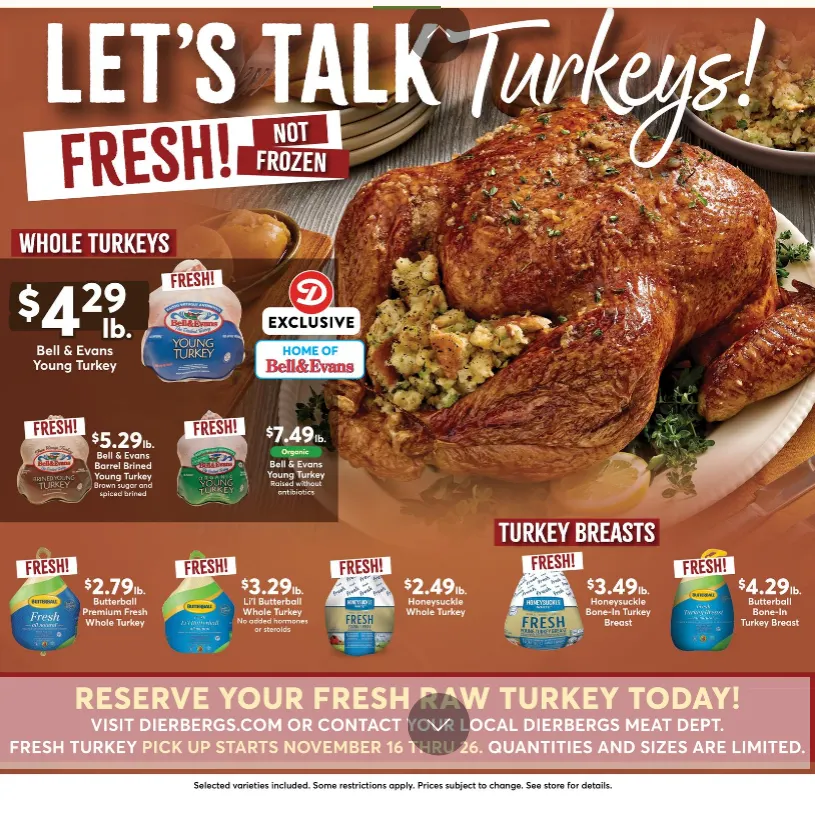 Weekly promotion Dierbergs  Sales spanning from November 19 to December 1 2025 - Page 3 for Catalogue 365