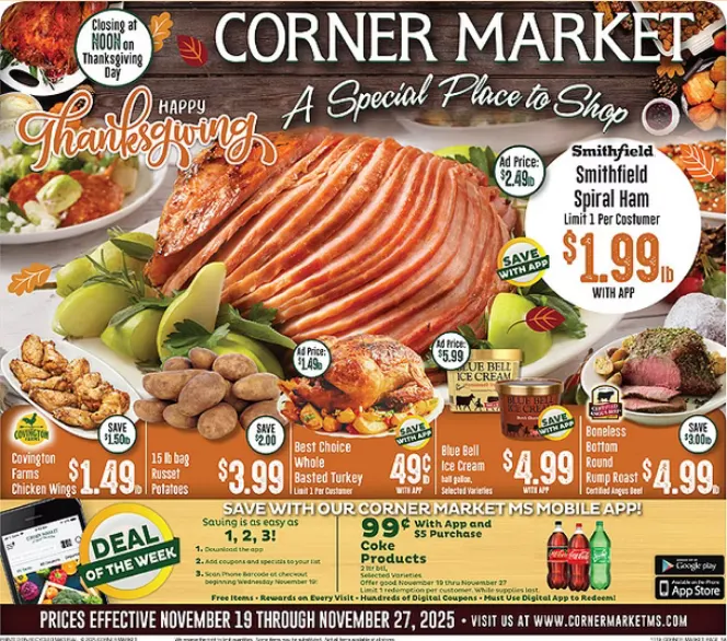 Weekly ad Corner Market Sales from November 20 to November 27 2025 - Page
