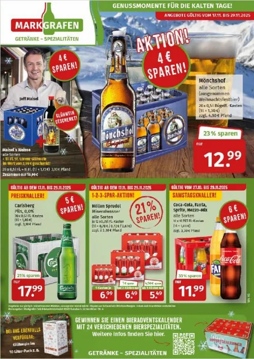 Markgrafen Angebote von 17. November bis 29. November 2025 - Prospekt seite