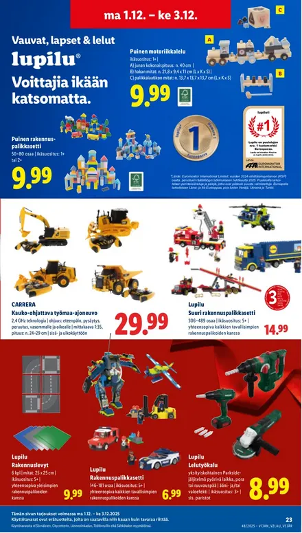 Lidl voimassa alkaen 27. marraskuuta - 3. joulukuuta 2025 - Tarjouslehti sivu 20
