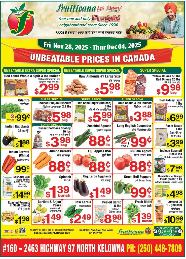 Fruiticana  Sales from November 28 to December 4 2025 - flyer page 