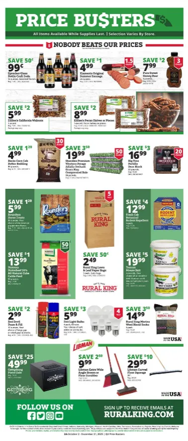 Weekly promotion Rural King Sales spanning from December 2 to December 31 2025 - Page  for Catalogue 365
