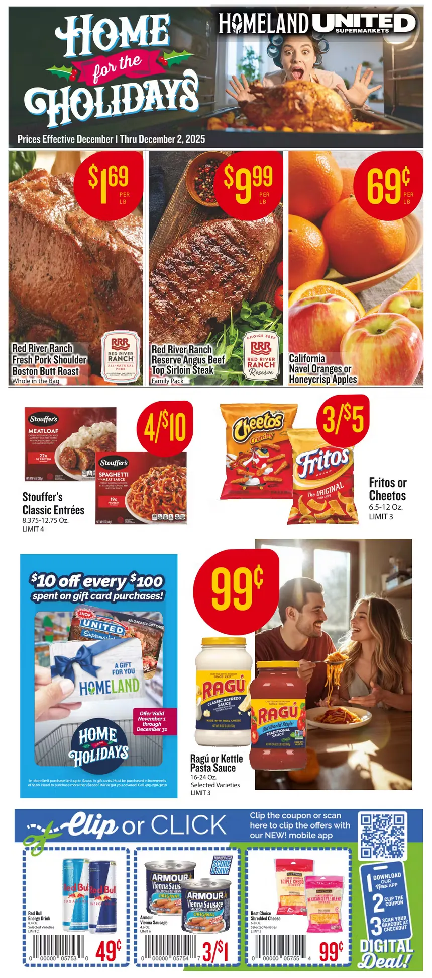 Weekly ad  Homeland Sales from December 1 to December 2 2025 - Page 