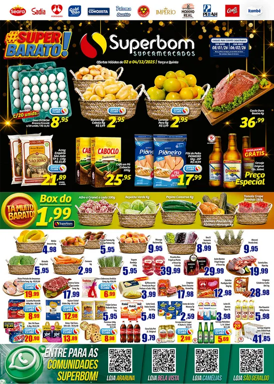 Encarte de Superbom Ofertas 2 de dezembro até 4 de dezembro 2025 - Pagina 