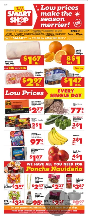 Weekly ad Joe V's Smart Shop  from December 3 to December 9 2025 - Page 