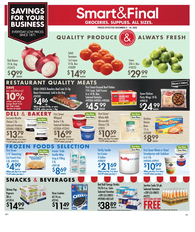 Weekly ad Smart and Final Sales from December 3 to December 16 2025 - Page