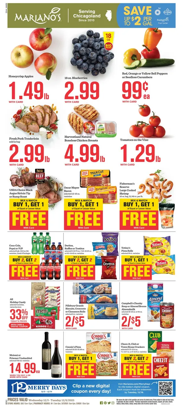 Weekly ad Mariano's Sales from December 3 to December 9 2025 - Page