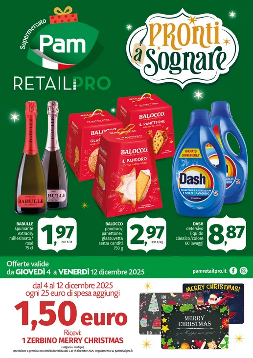 Pam Volantino da 4 dicembre a 12 dicembre di 2025 - Pagina del volantino 1