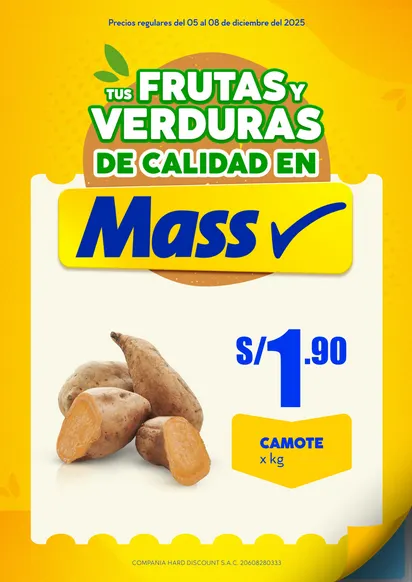 Catalogo de Mass Ofertas 5 de diciembre al 8 de diciembre 2025 - Pag 1
