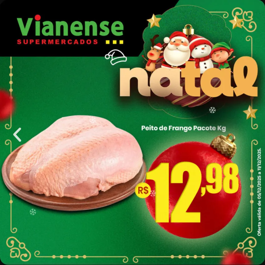 Encarte de Vianense Folletos 5 de dezembro até 11 de dezembro 2025 - Pagina 1