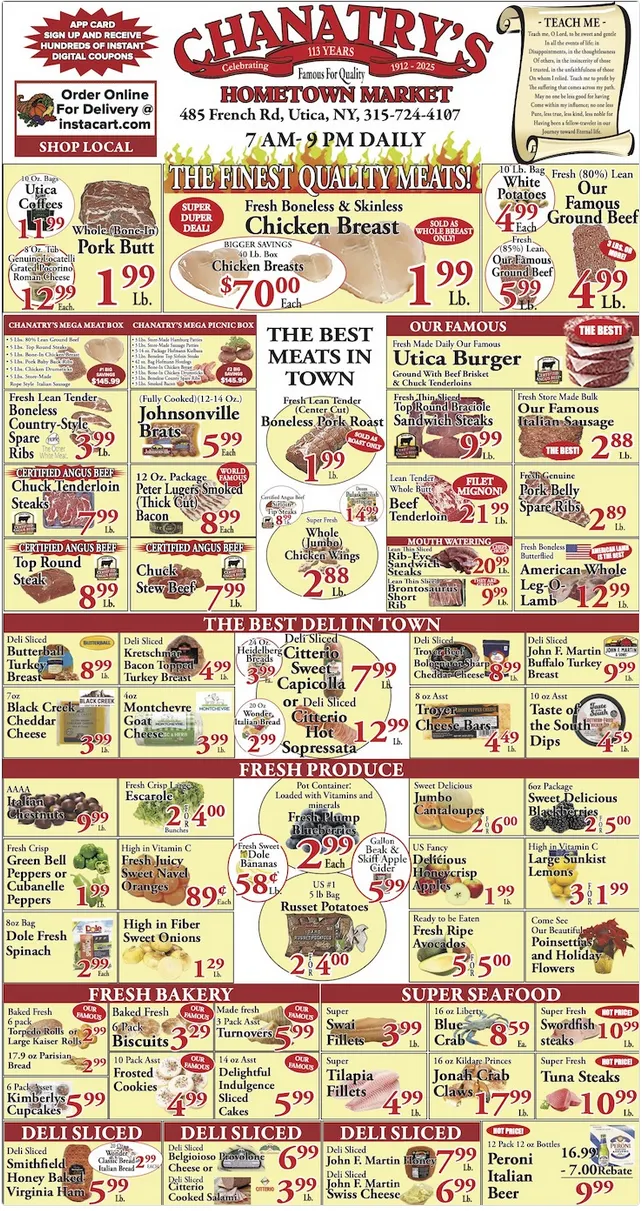 Weekly ad Chanatry's Hometown Market Sales from November 29 to December 6 2025 - Page 2