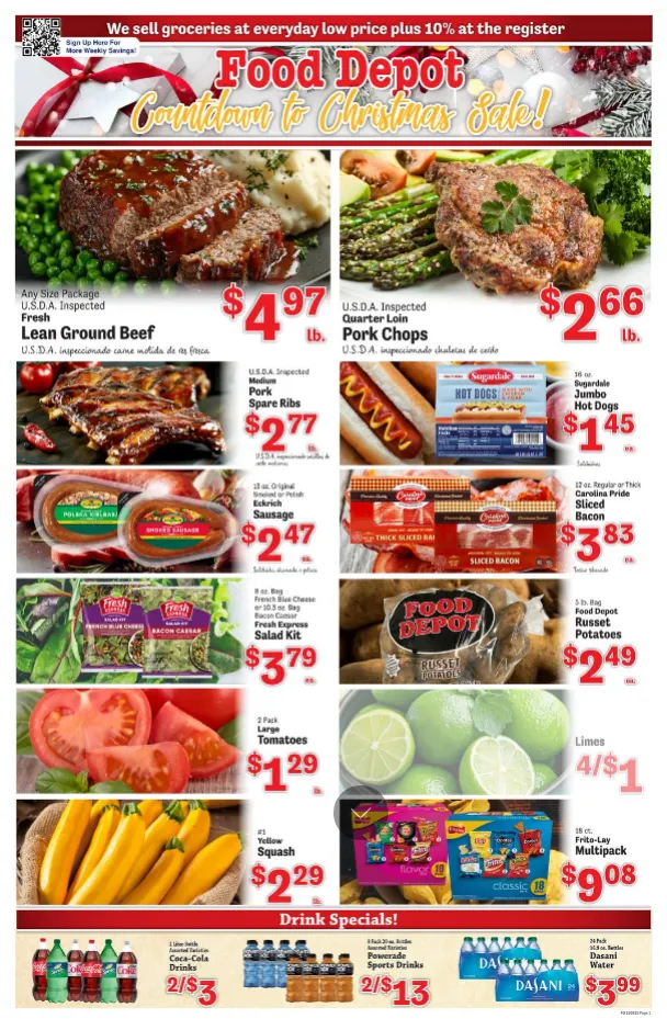 Weekly ad Food Depot Sales from December 8 to December 14 2025 - Page 1
