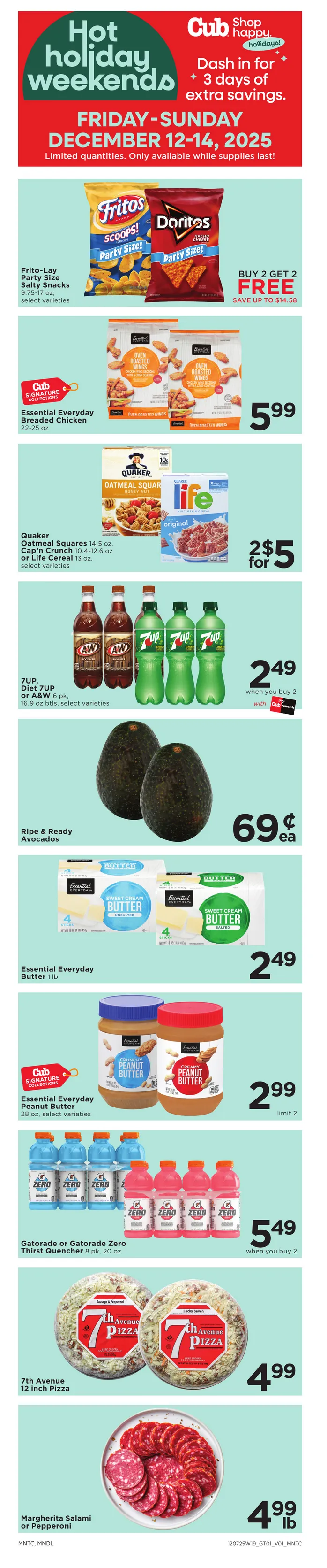 Weekly ad Cub Foods Sales from December 7 to December 13 2025 - Page 1