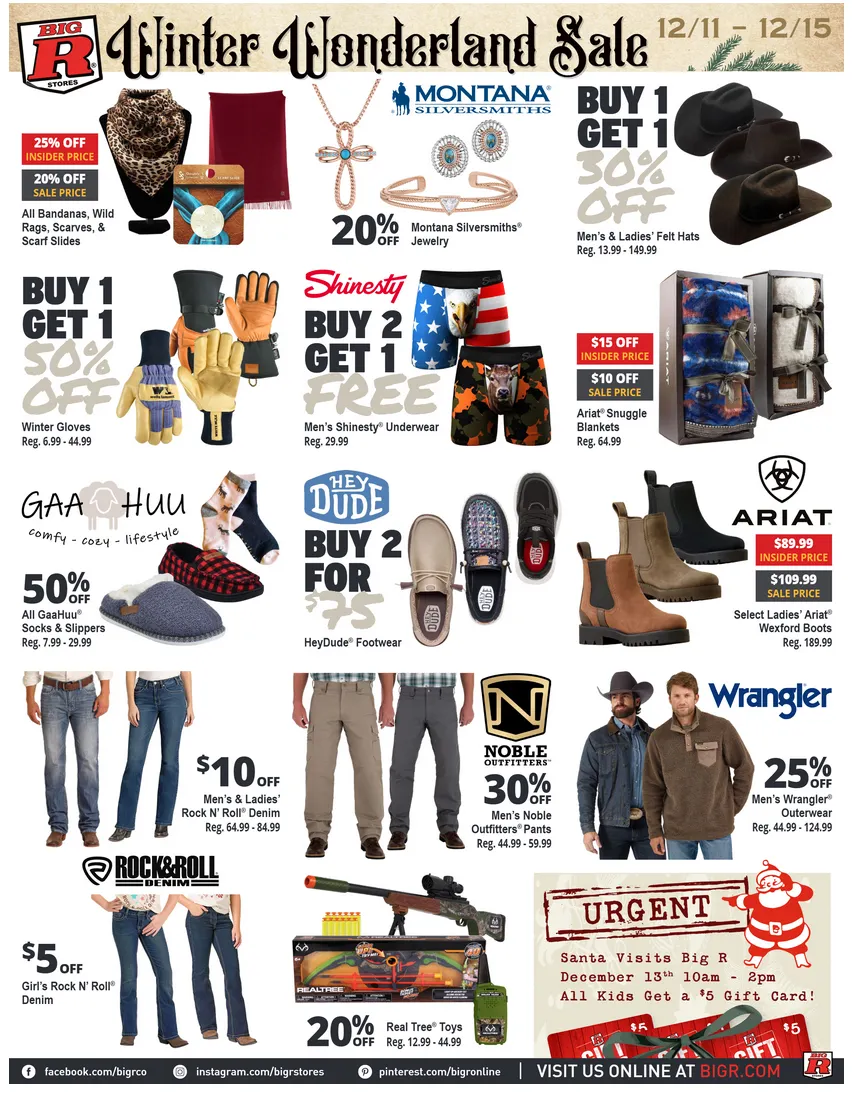Weekly ad Big R Sales from December 11 to December 15 2025 - Page 1