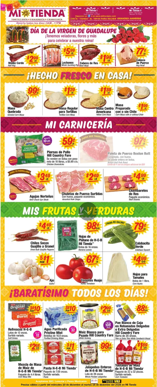 Weekly ad Mi Tienda Sales from December 10 to December 16 2025 - Page 1