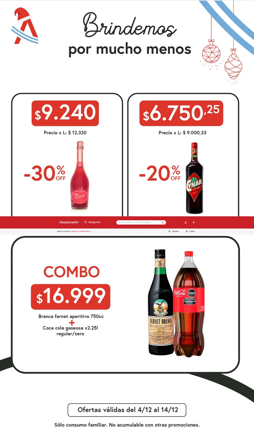 Ofertas de El Abastecedor Ofertas 4 de diciembre al 14 de diciembre 2025 - Página 6 del catálogo