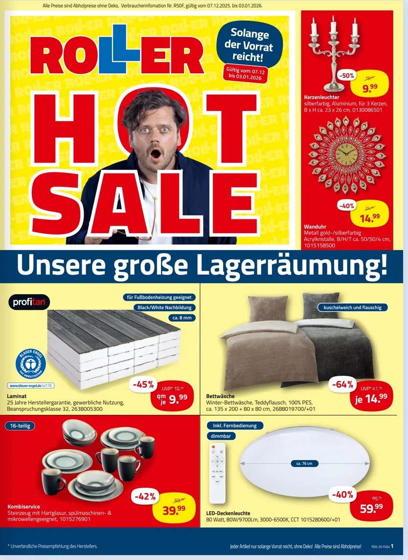 ROLLER Angebote von 12. Dezember bis 1. Januar 2026 - Prospekt seite