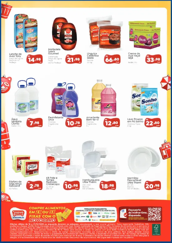 Encarte de Novo Atacarejo Ofertas 16 de dezembro até 21 de dezembro 2025 - Pagina 2