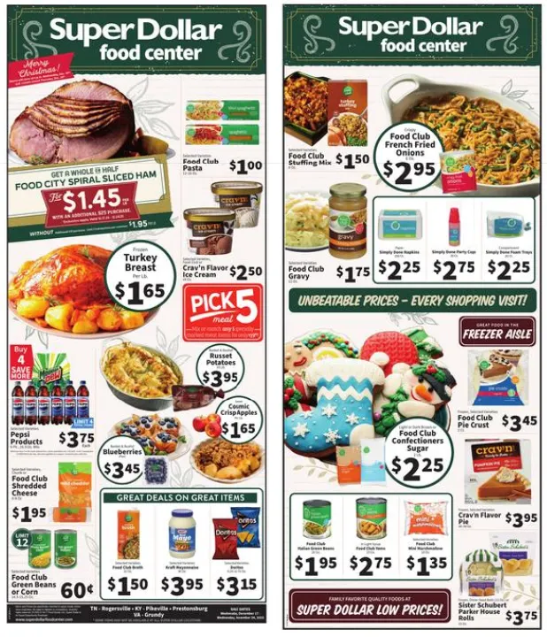 Weekly ad Super Dollar Food Center from December 17 to December 23 2025 - Page 