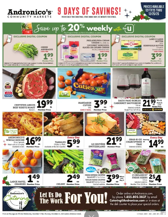 Weekly ad Andronico's Sales from December 17 to December 25 2025 - Page