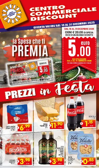 Centro Commerciale Discount Volantino da 18 dicembre a 31 dicembre di 2025 - Pagina del volantino