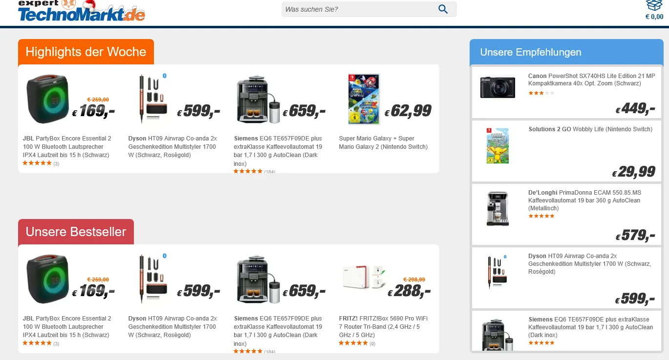 Expert Technomarkt Angebote von 18. Dezember bis 24. Dezember 2025 - Prospekt seite 2