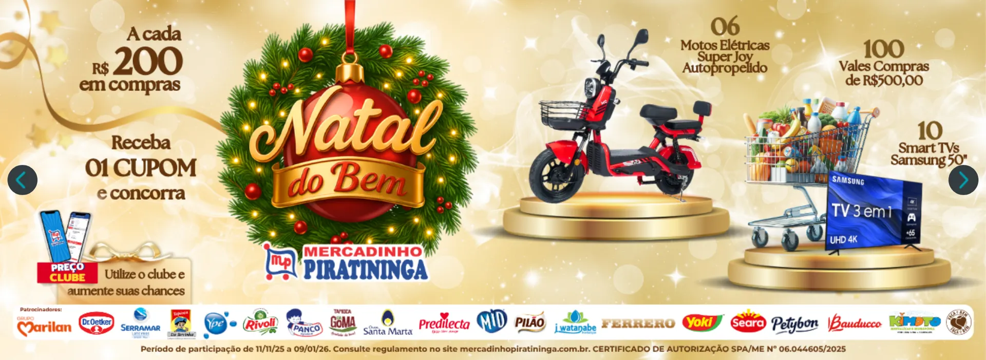 Encarte de Mercadinho Piratininga Ofertas 11 de dezembro até 9 de janeiro 2026 - Pagina 1