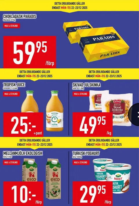 MatDax från 22 december till 24 december 2025 - Reklamblad sidor 9