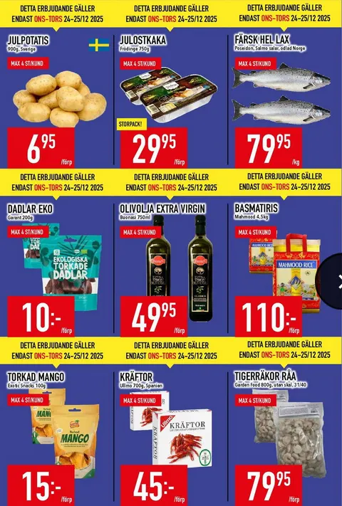 MatDax från 22 december till 24 december 2025 - Reklamblad sidor 13