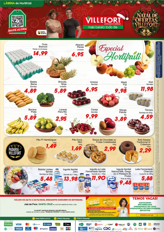 Encarte de Villefort Atacadista Ofertas 22 de dezembro até 24 de dezembro 2025 - Pagina 