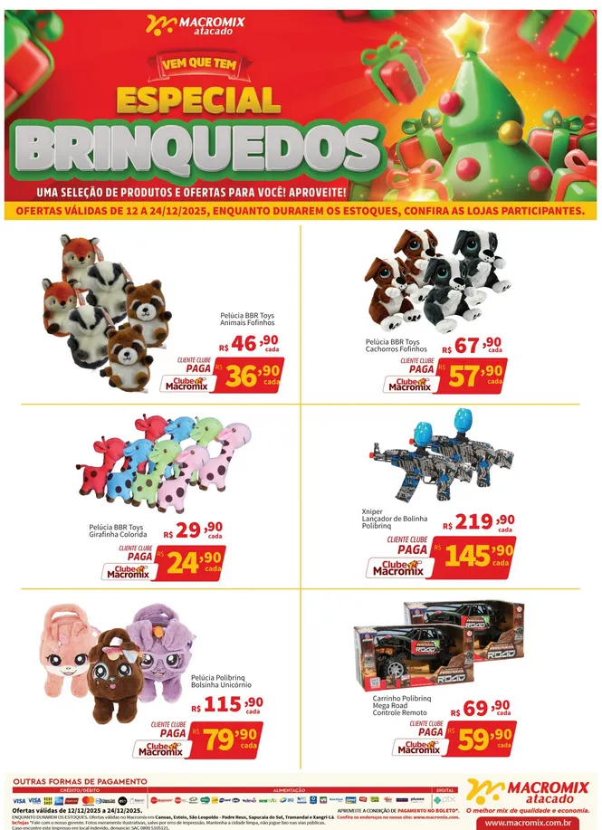Encarte de Macromix Atacado 12 de dezembro até 24 de dezembro 2025 - Pagina 1