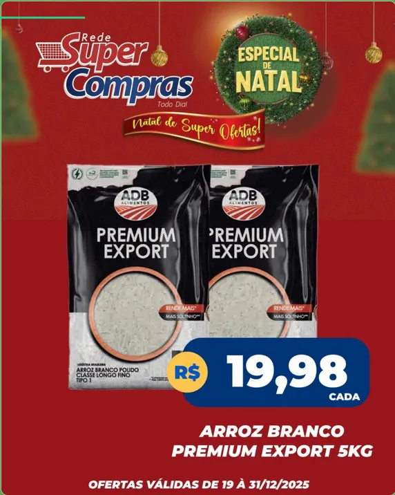 Encarte de  Rede Super Compras Ofertas 18 de dezembro até 31 de dezembro 2025 - Pagina 