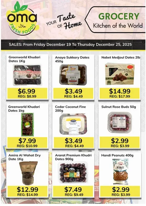 Oma Fresh Foods Deals from December 19 to December 25 2025 - flyer page 3
