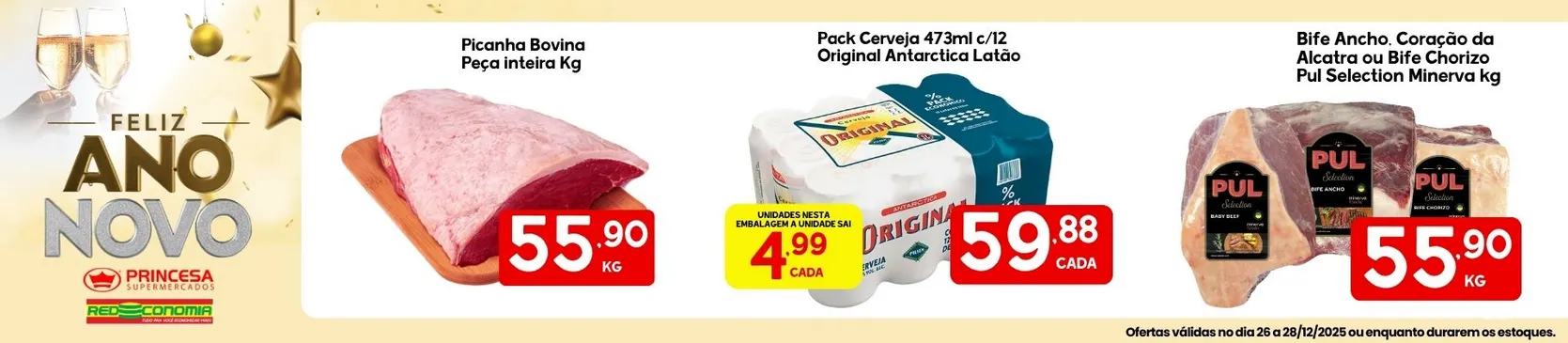 Encarte de Folhetos Supermercados Princesa 26 de dezembro até 28 de dezembro 2025 - Pagina 2