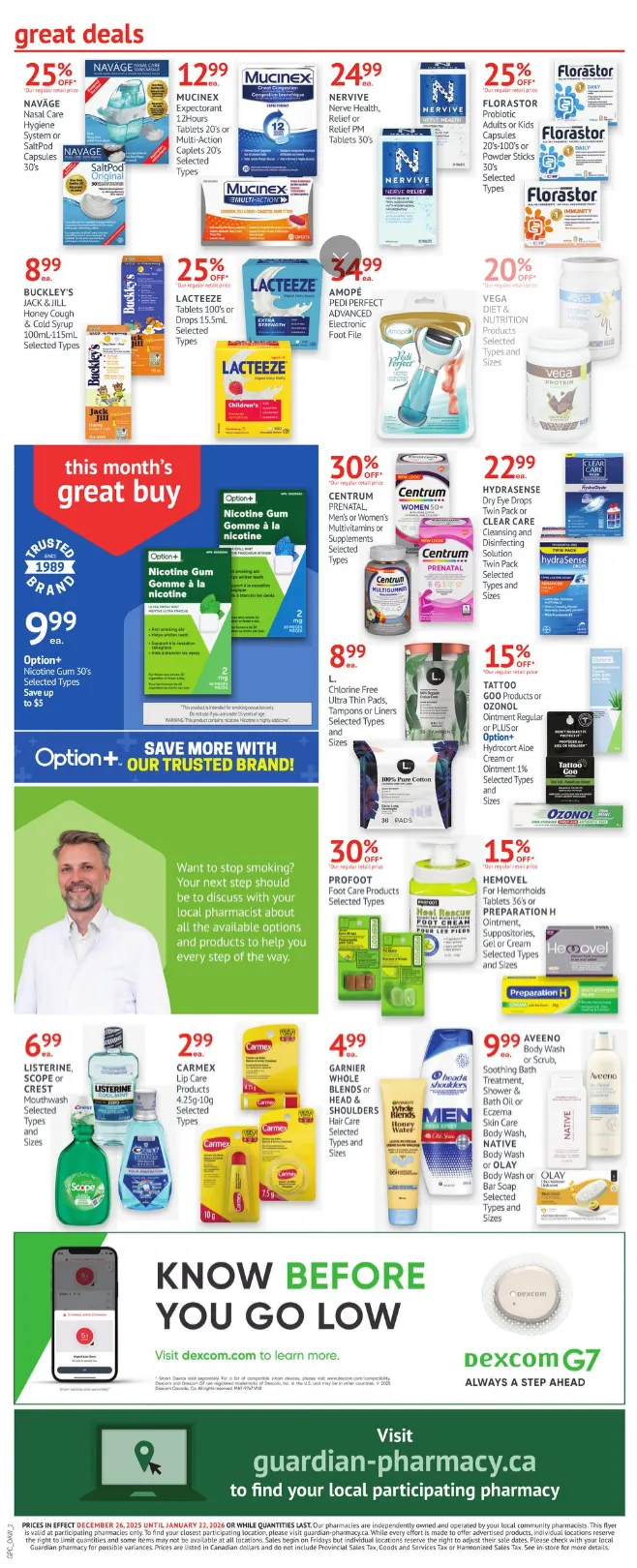 Guardian Pharmacy flyers from December 26 to January 22 2026 - flyer page 2