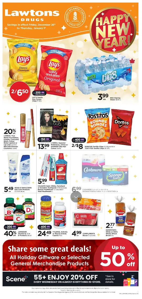  Lawtons Drugs flyers  from December 26 to January 1 2026 - flyer page 1