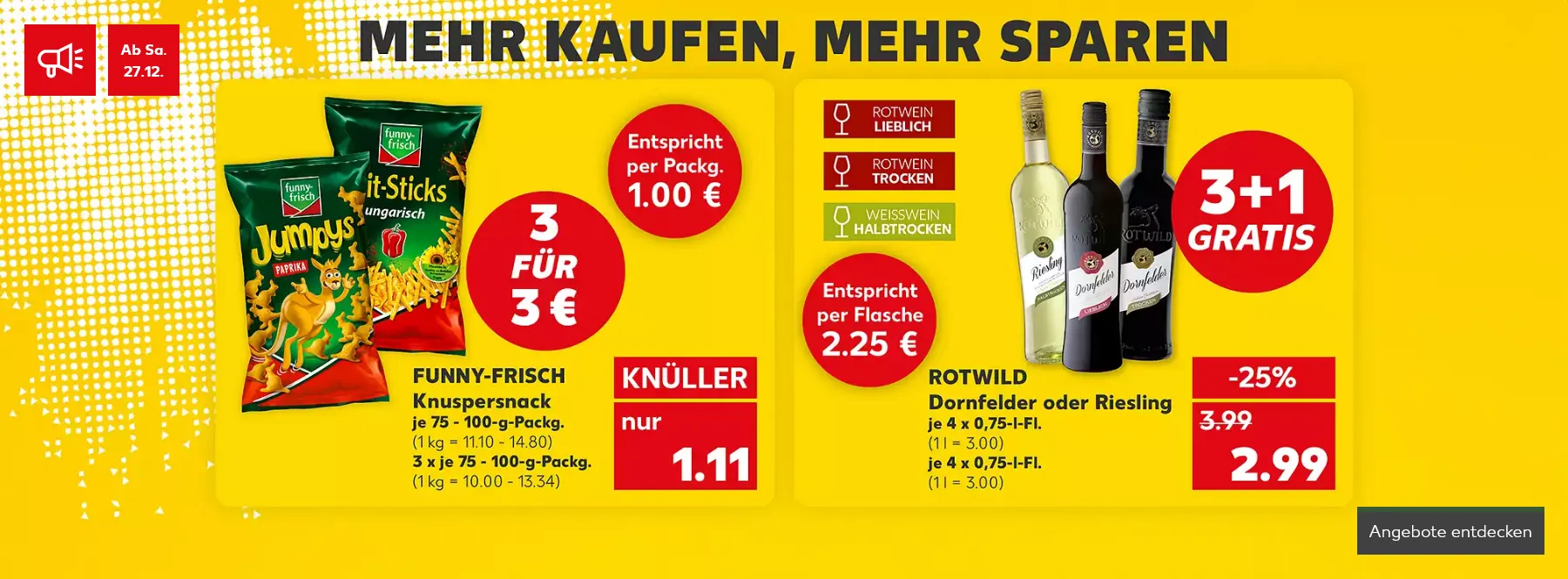 Kaufland Angebote von 26. Dezember bis 27. Dezember 2025 - Prospekt seite 2