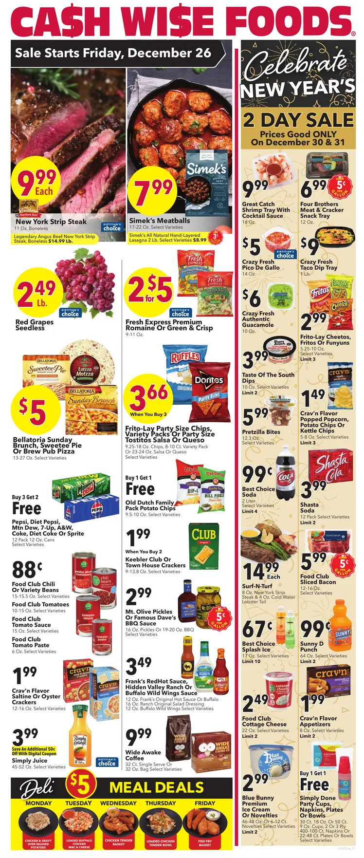 Weekly ad Cash Wise Sales from December 26 to December 31 2025 - Page 