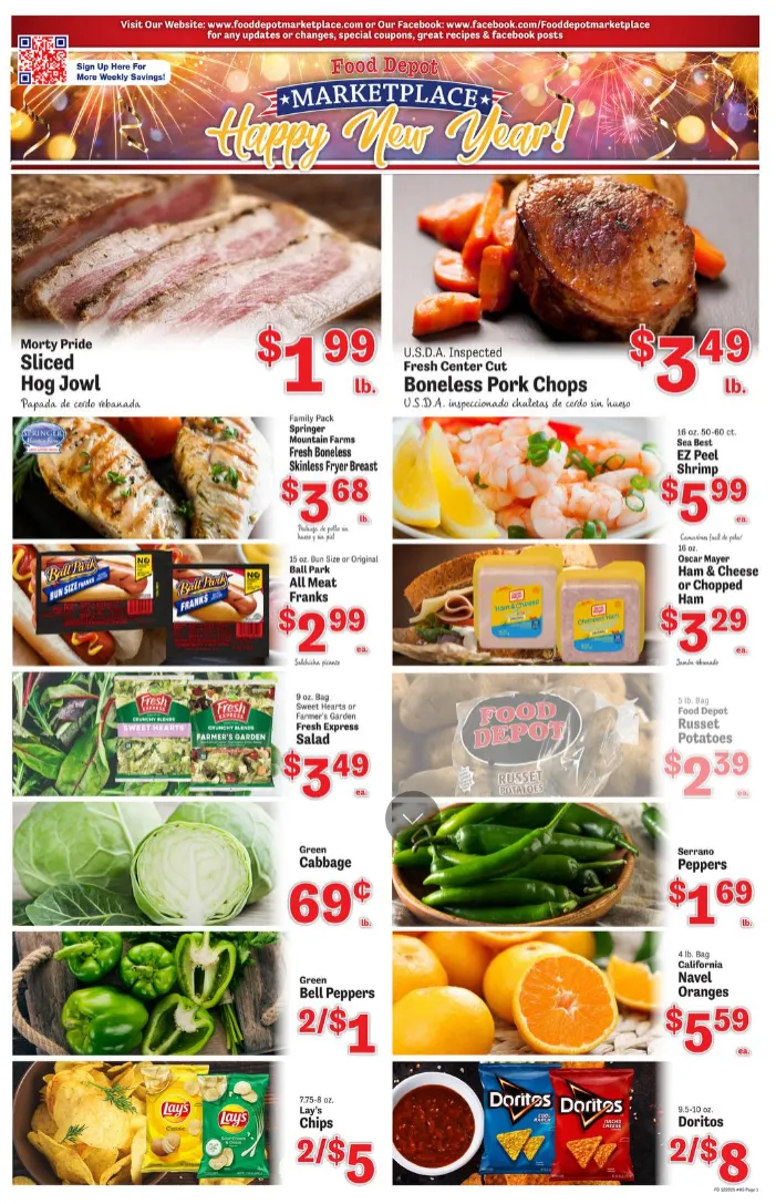 Weekly ad Food Depot Sales from December 29 to January 4 2026 - Page 1