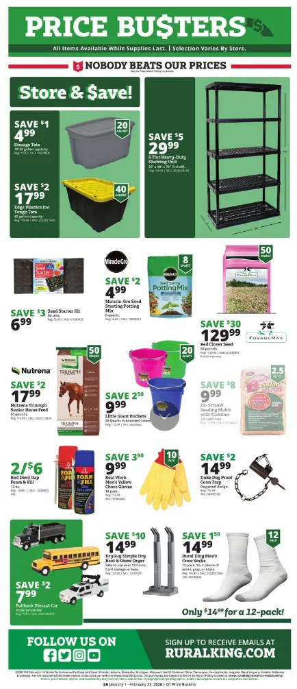 Weekly ad Rural King Sales from January 1 to January 14 2026 - Page 2