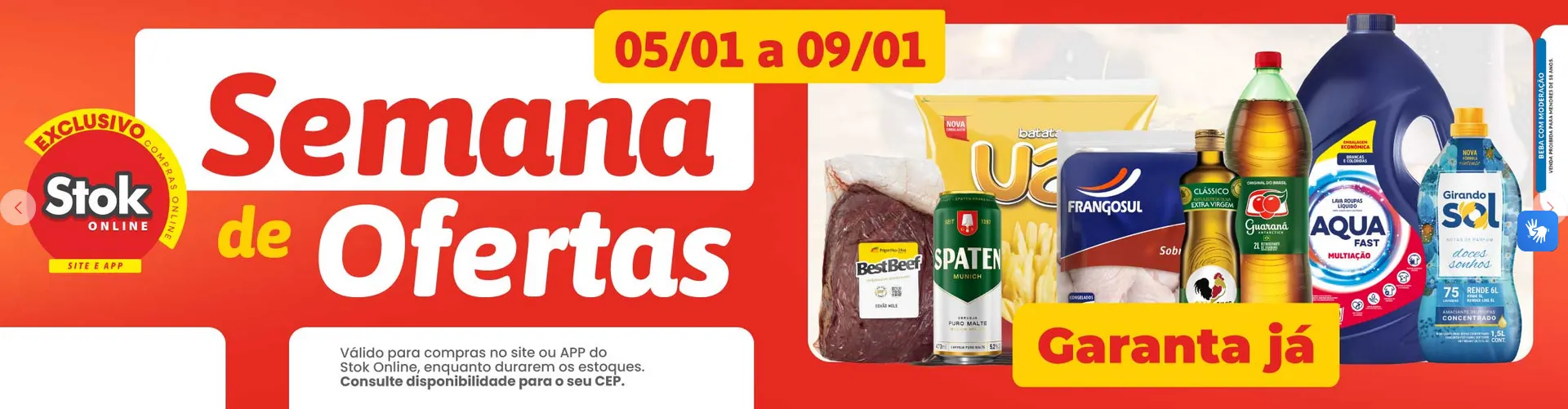 Encarte de Folhetos Stok Center 5 de janeiro até 9 de janeiro 2026 - Pagina 1