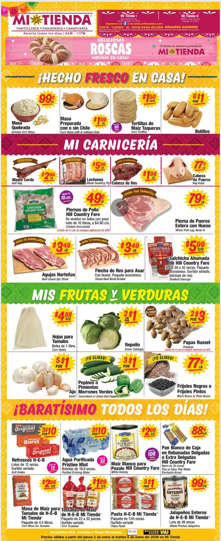 Weekly ad Mi Tienda Sales from January 1 to January 6 2026 - Page 