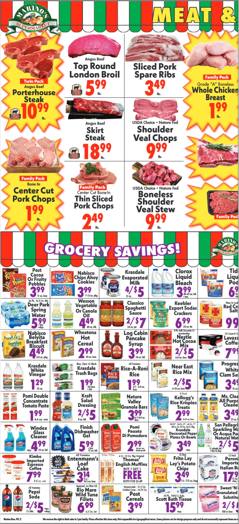 Weekly ad Marino's Supermarket Sales from January 2 to January 8 2026 - Page 2