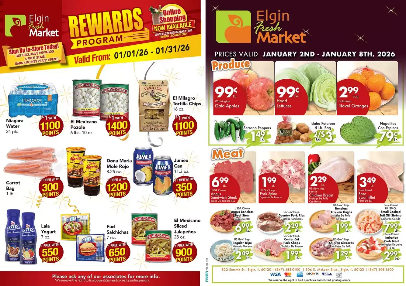 Weekly ad Elgin Fresh Market Sales from January 2 to January 8 2026 - Page 2