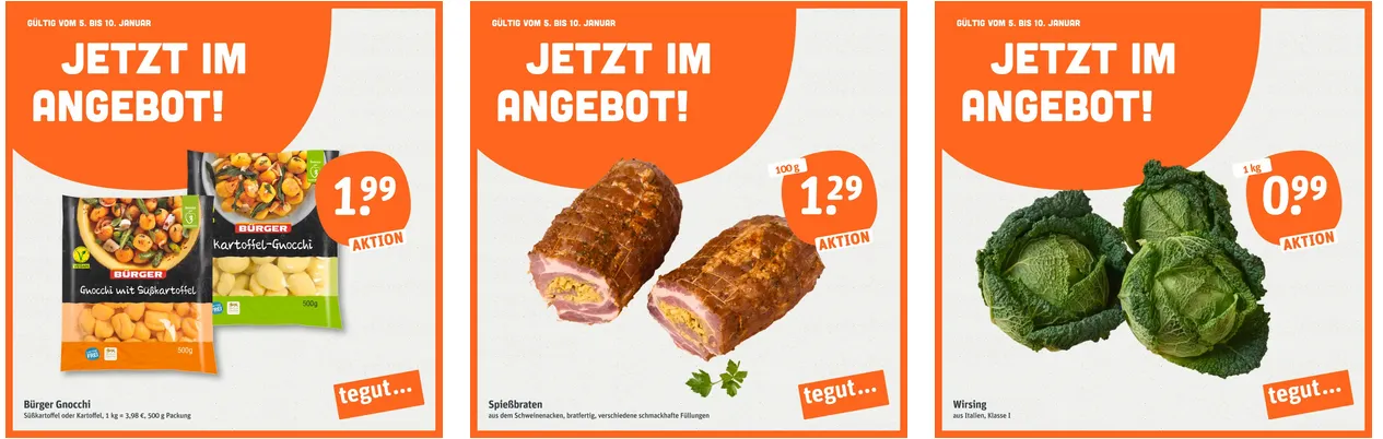 tegut... Angeote von 5. Januar bis 6. Januar 2026 - Prospekt seite 
