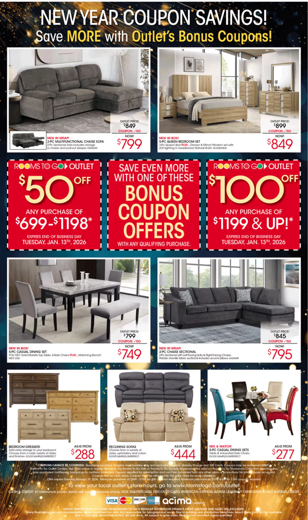 Weekly ad Rooms To Go Sales from January 5 to January 10 2026 - Page 