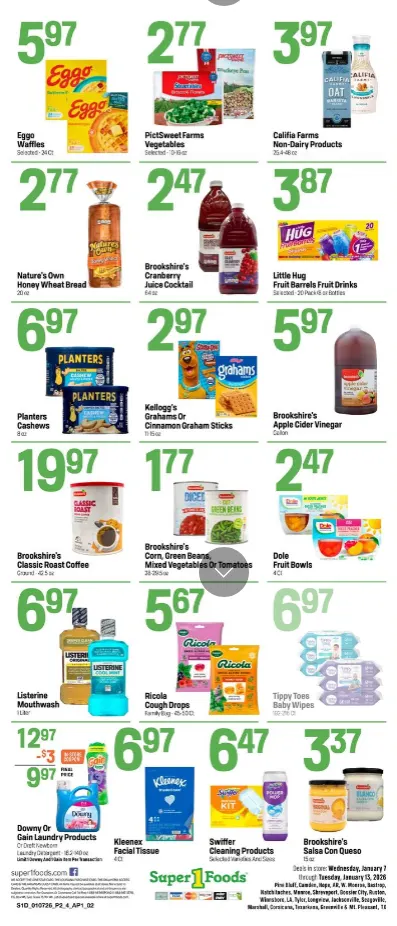 Weekly ad Super 1 Foods Sales from January 7 to January 13 2026 - Page 2