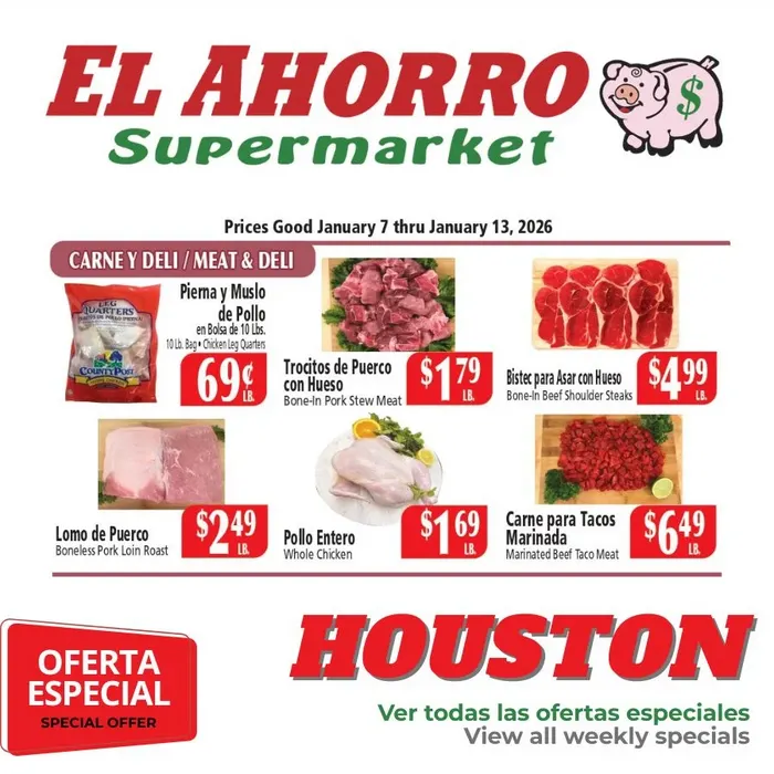 Weekly ad El Ahorro Supermarket Sales from January 7 to January 13 2026 - Page