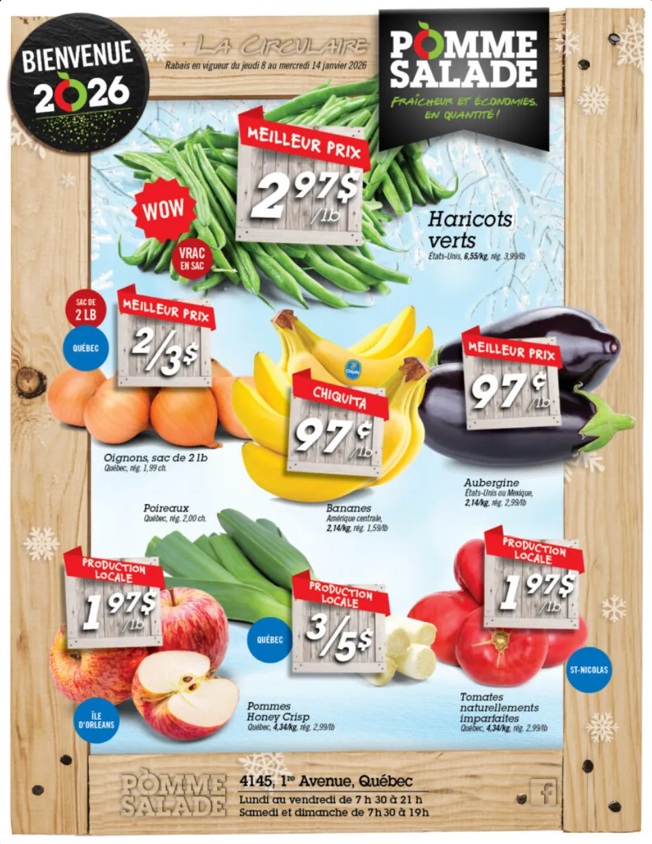  Pomme Salade Sales from January 8 to January 14 2026 - flyer page 